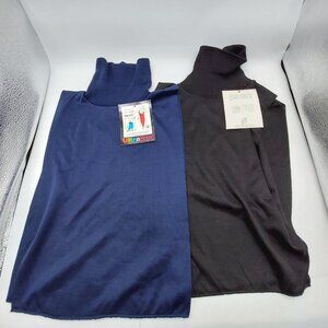 Ultraspun Dickey Women's Black & Blue Set Of 2 NOS
